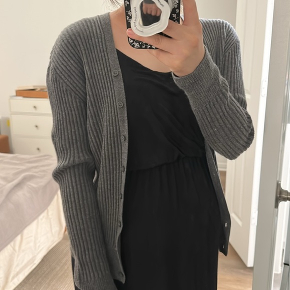 COS Wool Ribbed Cardigan - Picture 6 of 6